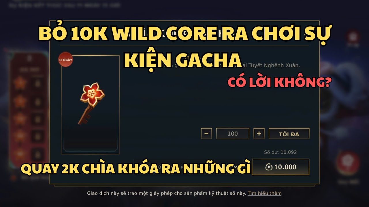 WILD RIFT: 10k wild core chơi full sự kiện kho báu mai tuyết nghênh xuân liệu có đáng?