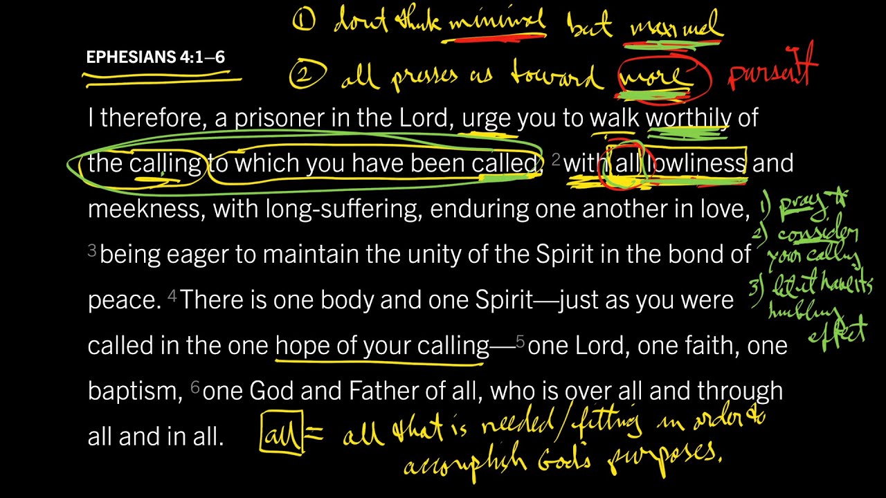 How to Pursue All Lowliness: Ephesians 4:1–6, Part 8
