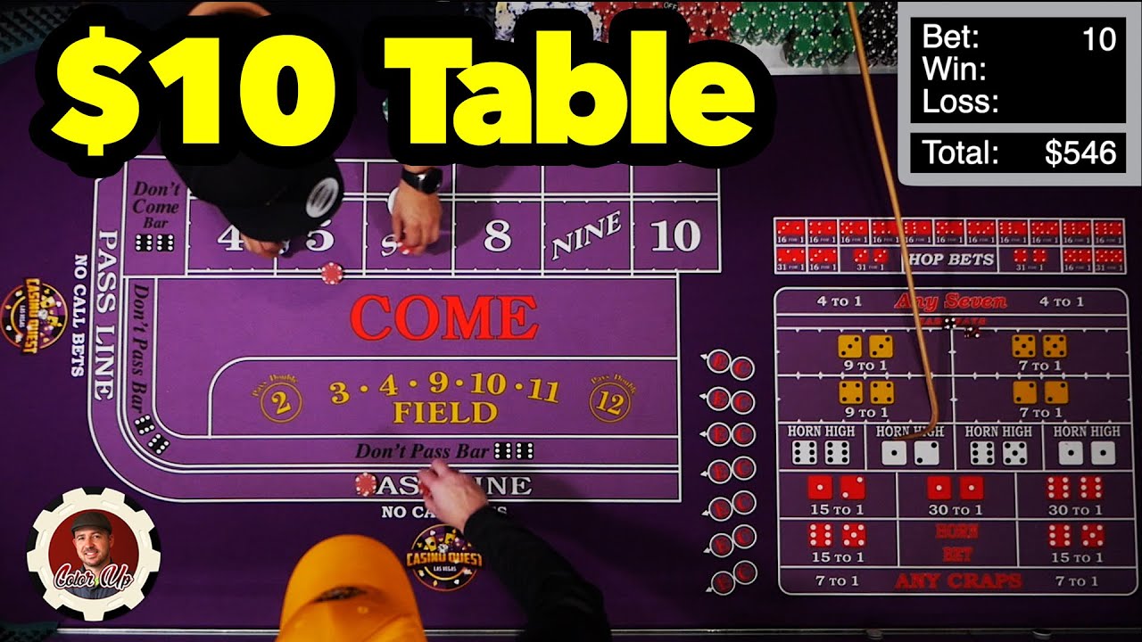 My Favorite Craps Strategy on a $10 Table
