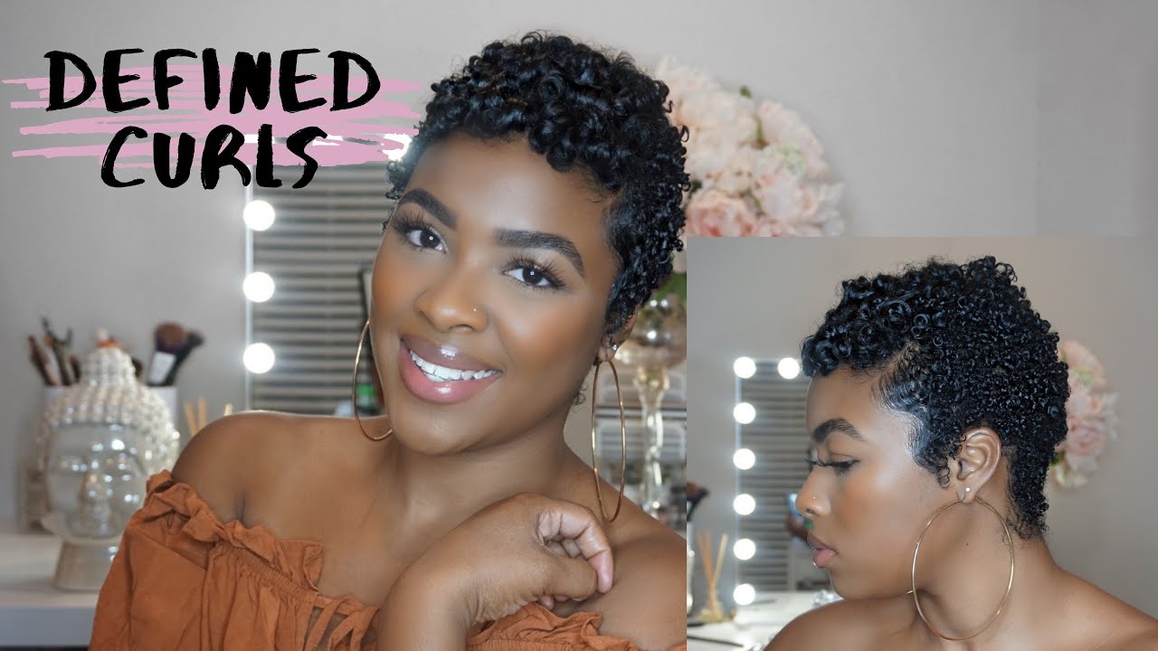 How I Define my Curls and Style my Tapered Natural Short Haircut