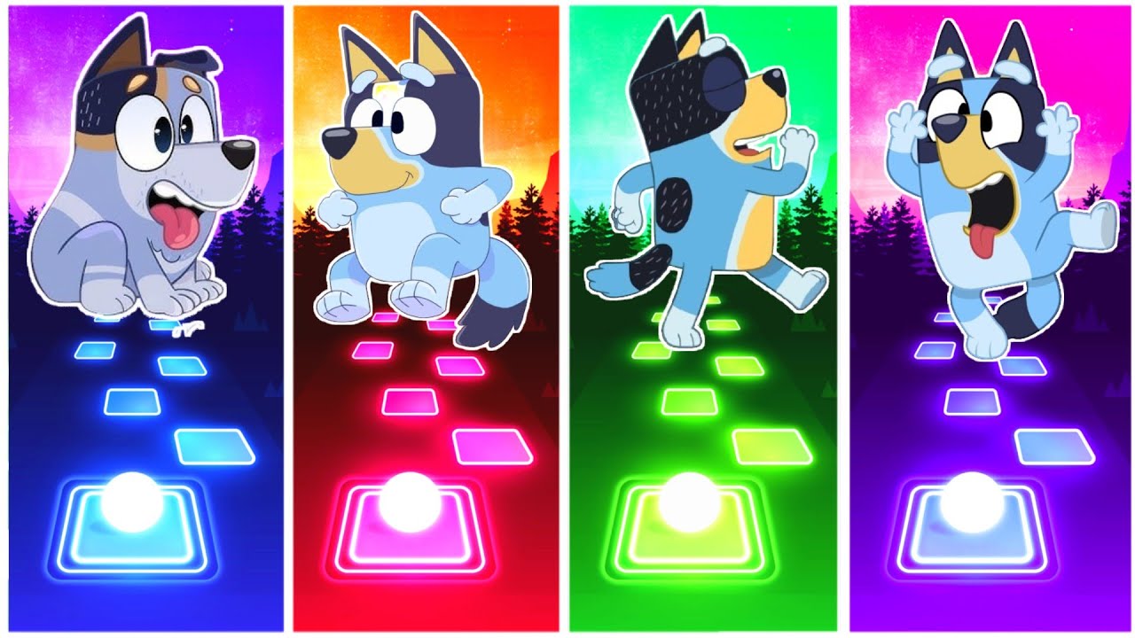 BLUEY BINGO-MINISODES FRIENDS 🆚 BLEUY MEGIC 🆚 BLUET FUNNY MOMeNTS ★★TILES HOP BeamNG.drive #962