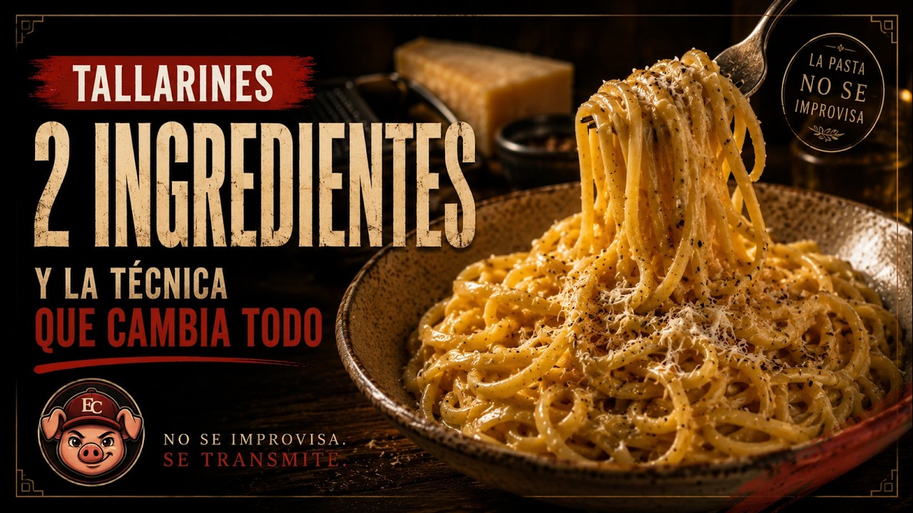 Tallarines con solo 2 Ingredientes 🧈 🧄 ¡MANTEQUILLA y AJO!