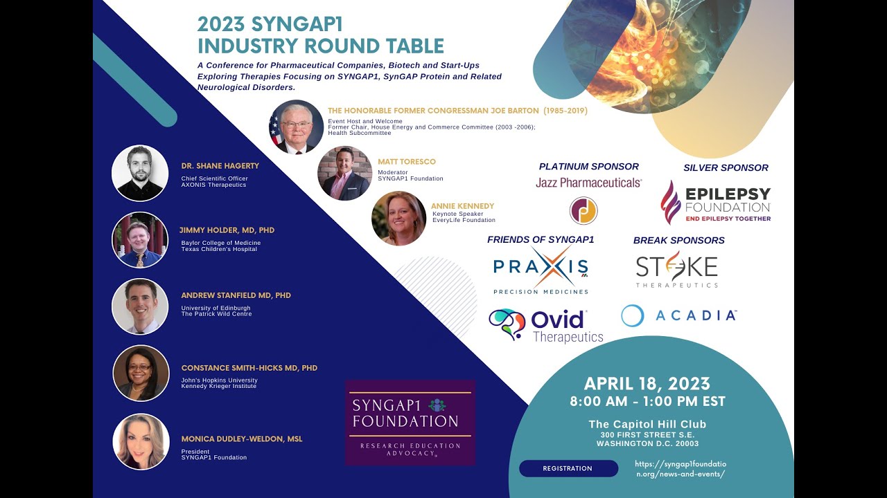 2023 SYNGAP1 Industry Roundtable Introduction Keynote