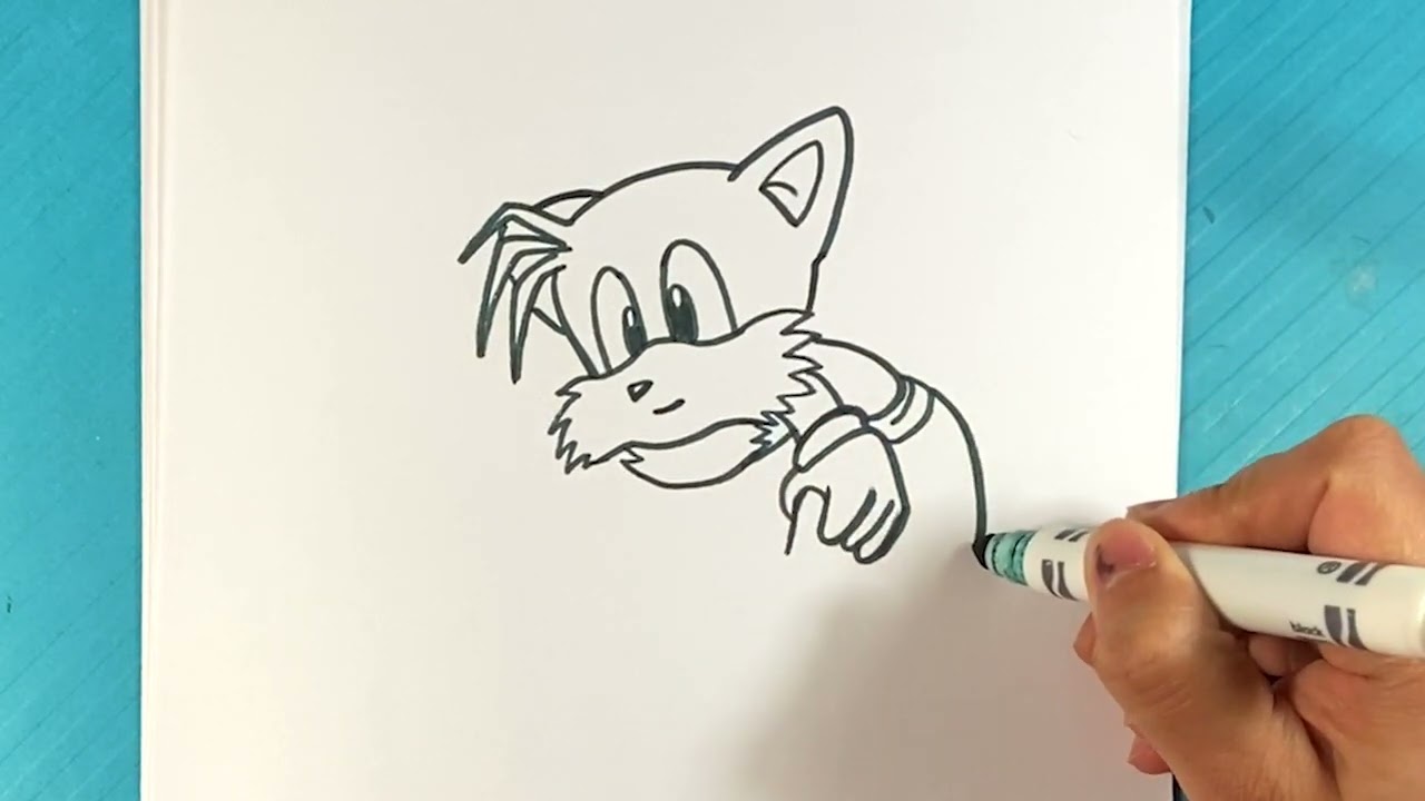 How to Draw SONIC and TAILS - Flying Together