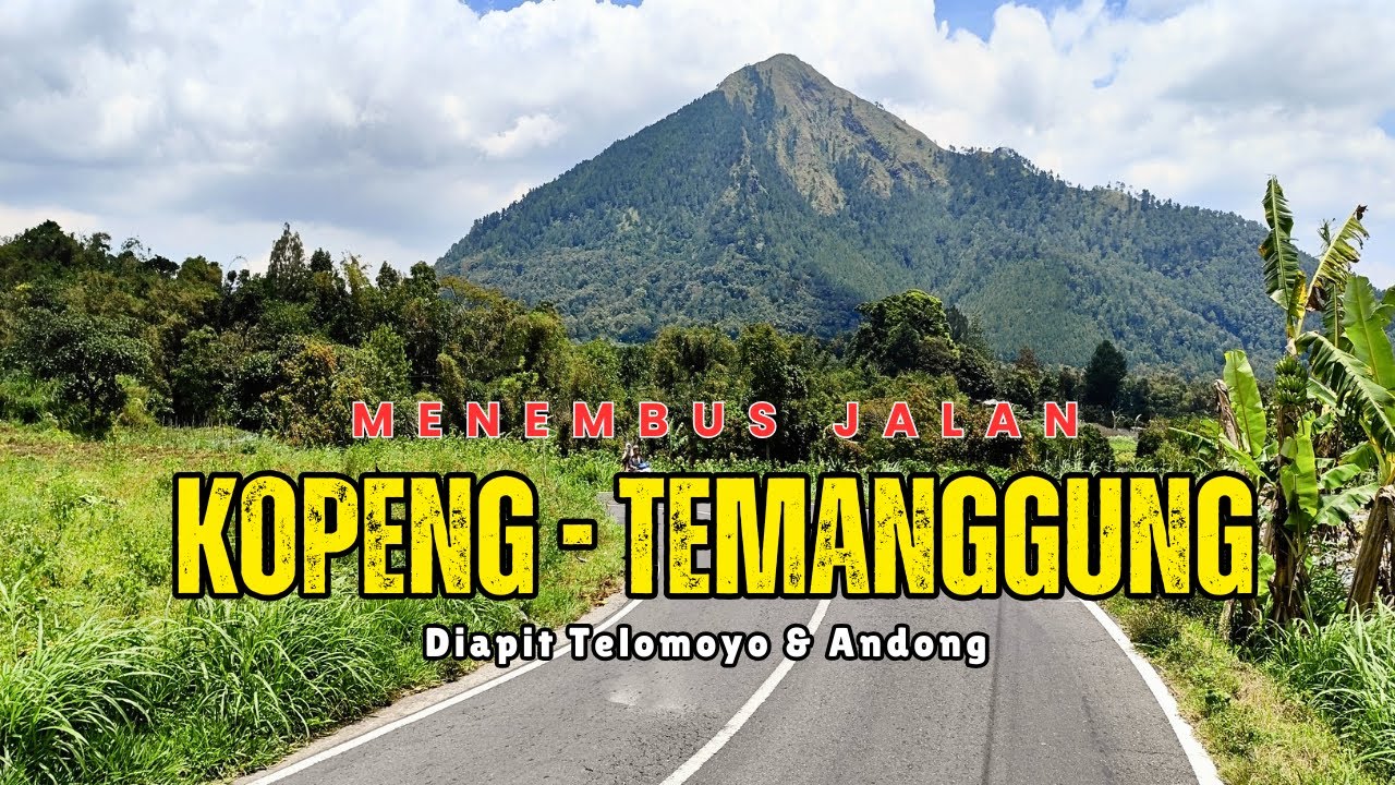 TERNYATA JALUR INI ADA! Kopeng Semarang - Temanggung | Jalan diapit Telomoyo & Andong