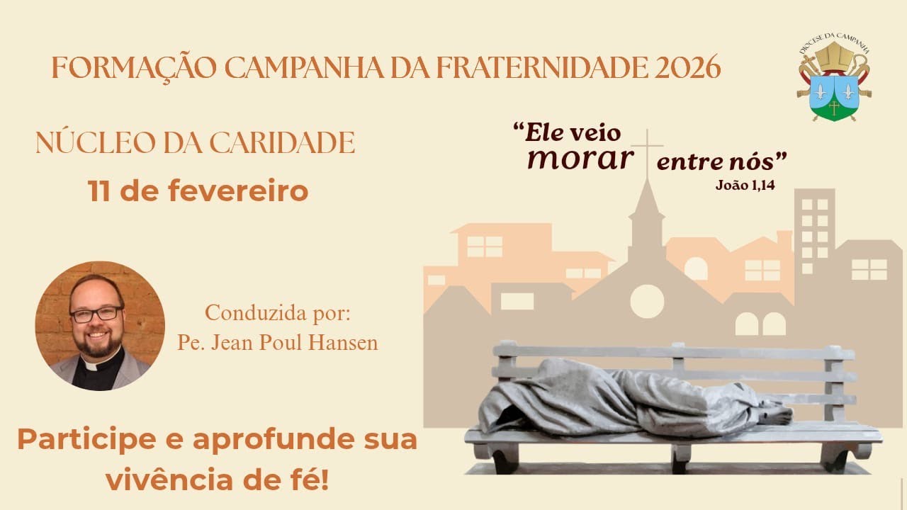 Formação sobre a Campanha da Fraternidade 2026