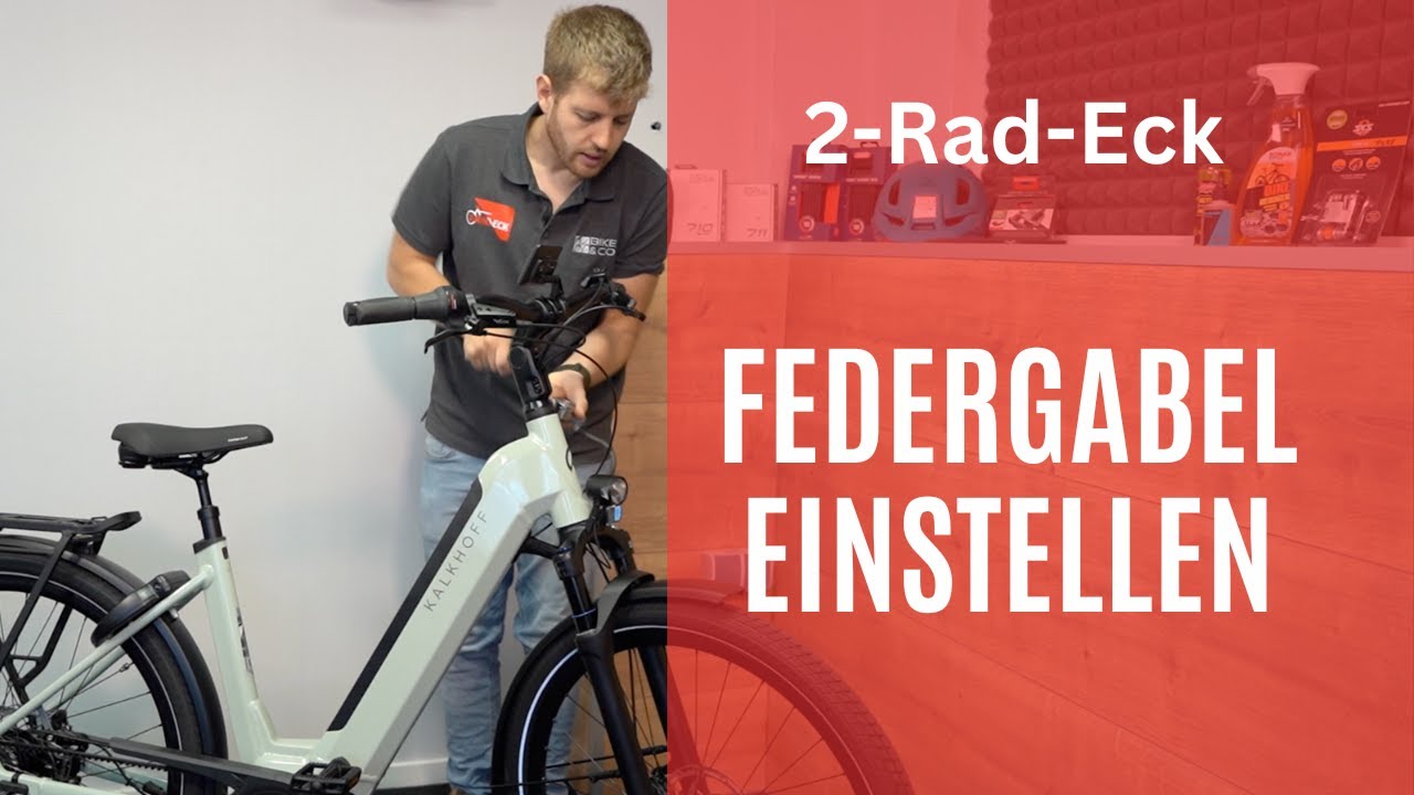 Luftfedergabel einstellen
