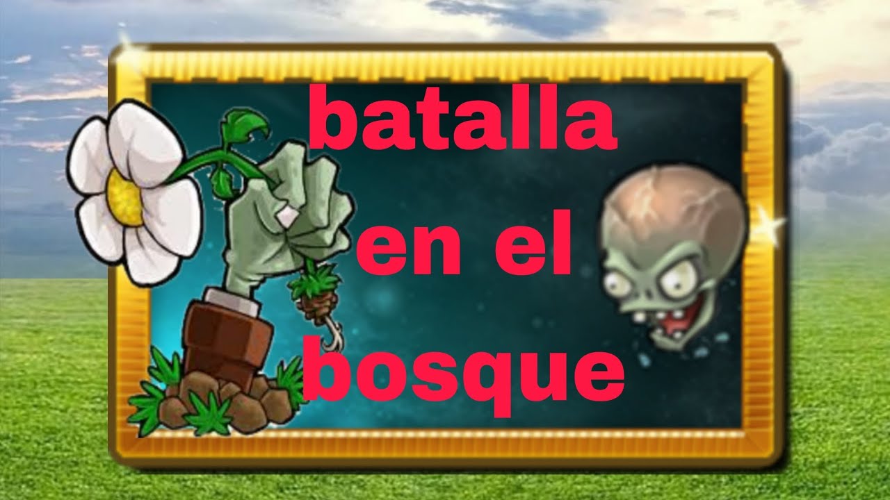 La batalla en el bosque #peluches #pvz 