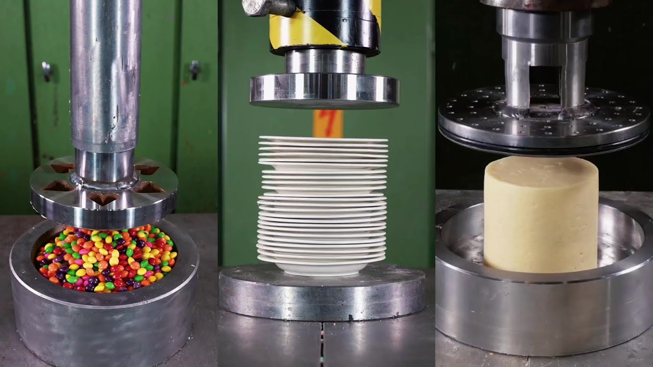 Top 100 Most Satisfying Hydraulic Press Crushes | Ultimate Crushing Moments Compilation #asmr
