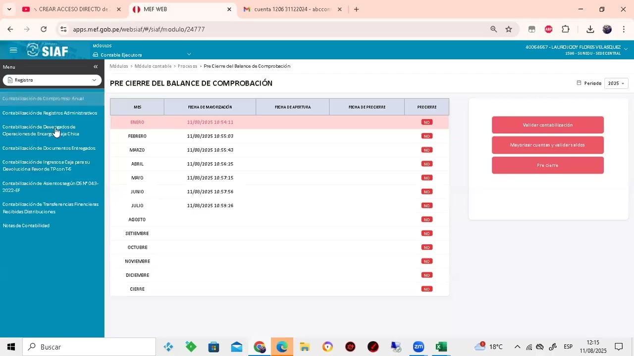 Analisis de Cuenta con la Web Contable 2025