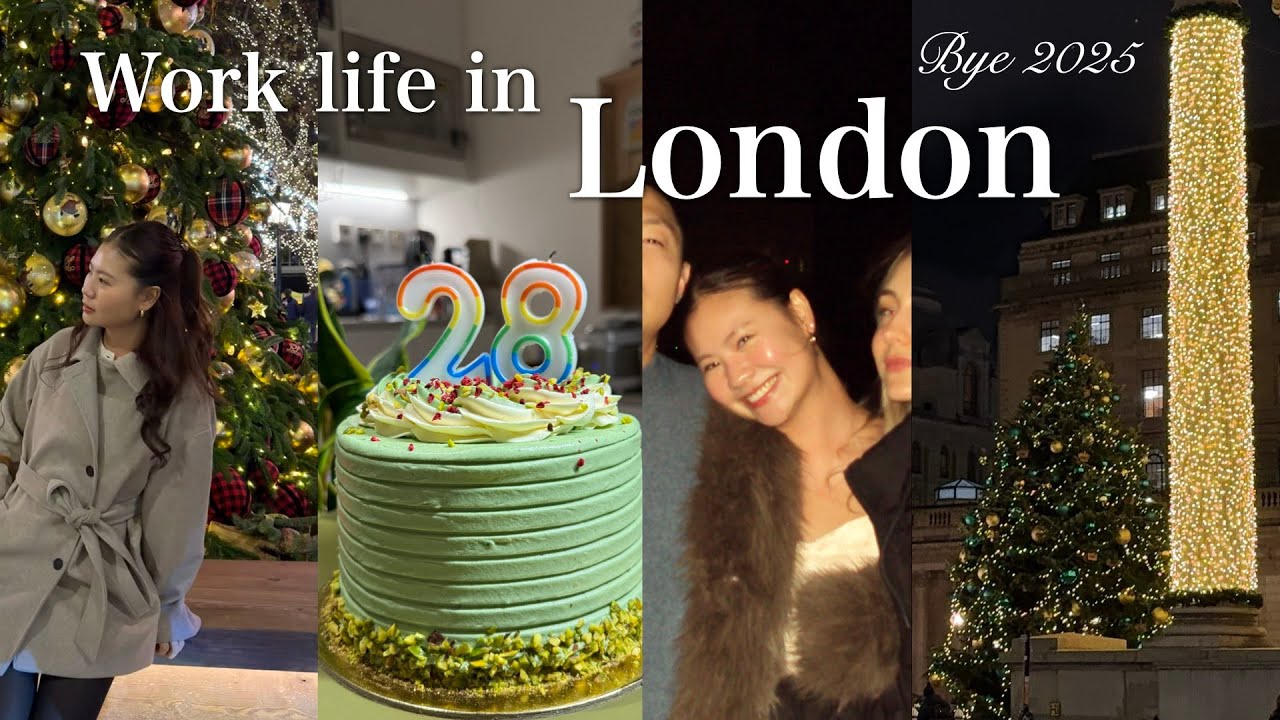 🇬🇧 2025 연말 브이로그,,🎄 | Work life in London 런던