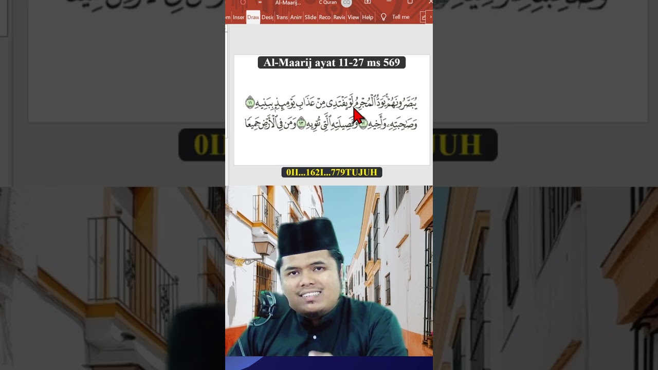 Cepat Quran Ustaz Zul Apandi Surah Al-Maarij ayat 11-27 ms 569