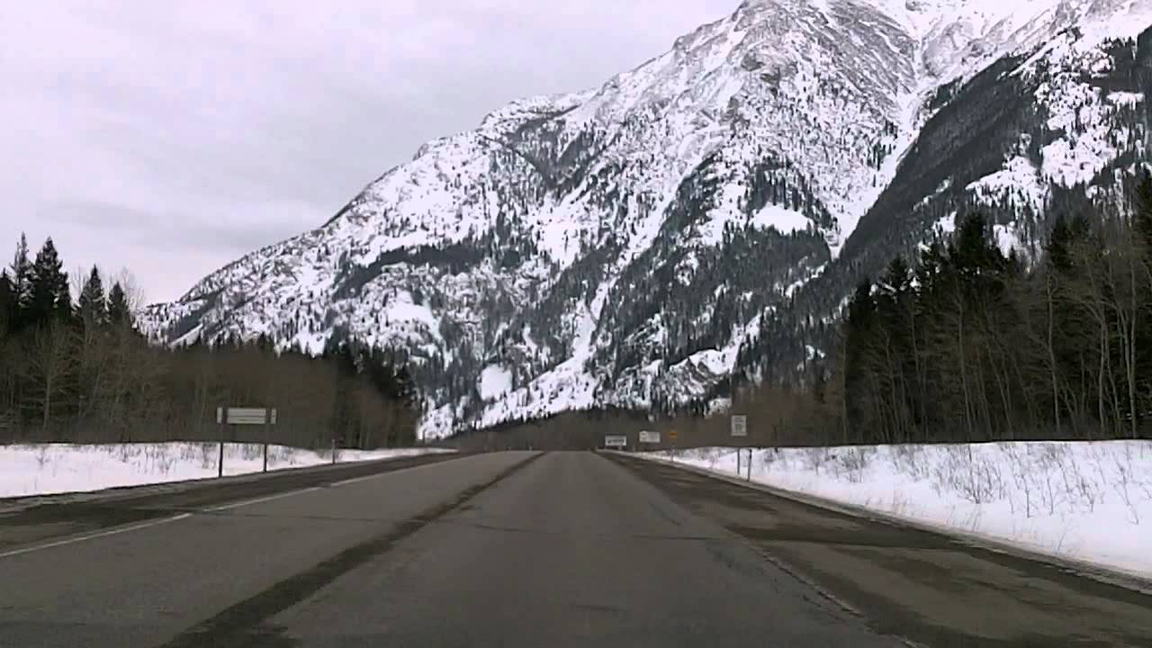 Elkford, Sparwood, Crowsnest Pass BC/Alberta Time Lapse Dashcam Drive