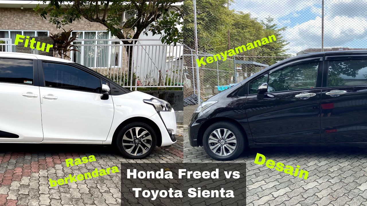 Honda Freed E 2012 vs Toyota Sienta V 2017 | MPV Kompak Sliding Door | Review Mobil Bekas Indonesia