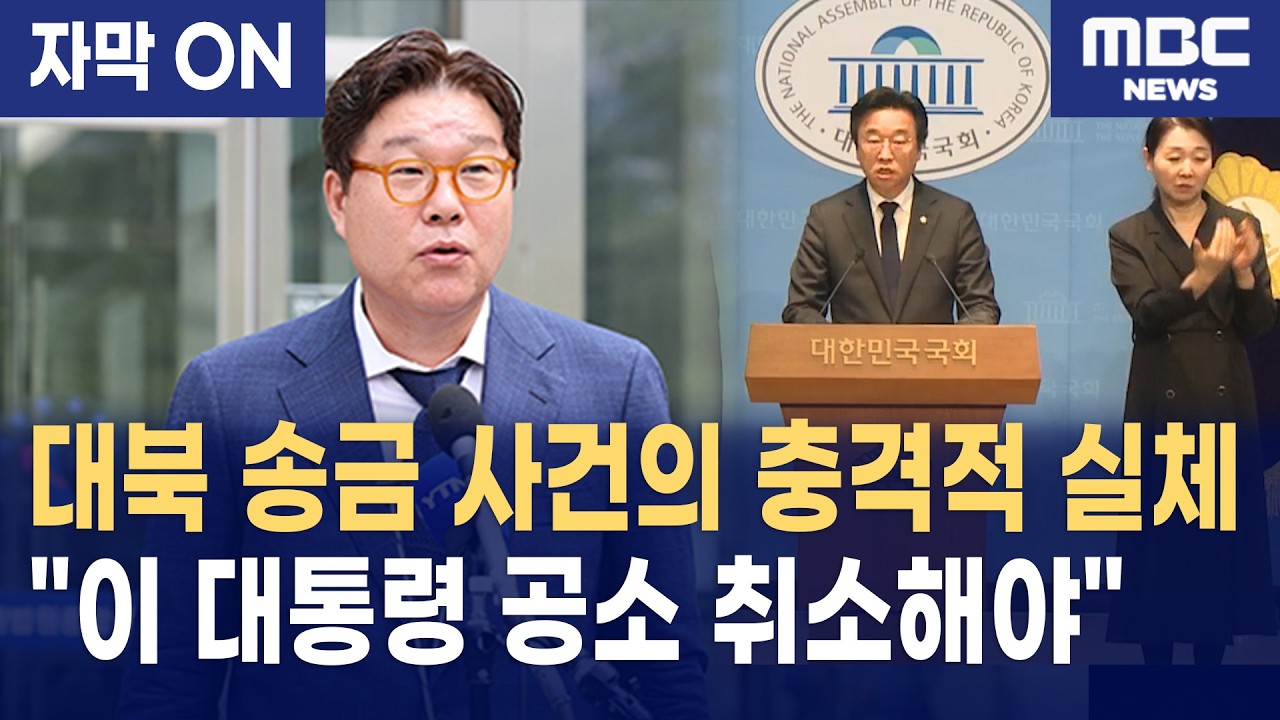 [자막] 김성태 녹취록 폭로, 대북 송금 사건의 충격적 실체