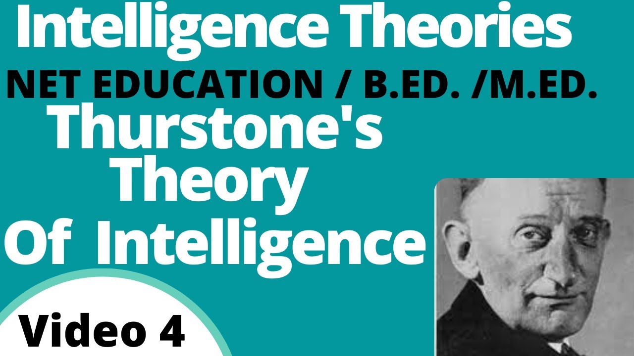ЛЕКЦИЯ 4 ТЕОРИЯ ИНТЕЛЛЕКТУАЛЬНОЙ СЕТИ ТЕРСТОУНА ОБРАЗОВАНИЕ CTET B.ED. M.ED MA EDUCATION