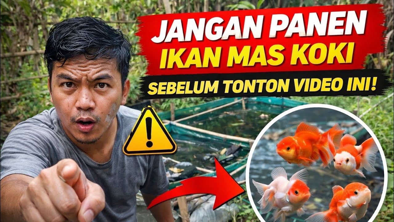 Jangan Panen Ikan Mas Koki Sebelum Tonton Video Ini!