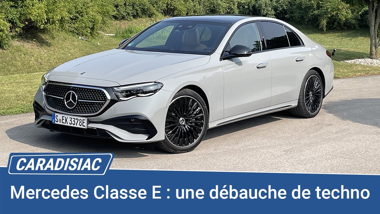 Essai - Mercedes Classe E (2023) : toujours plus techno
