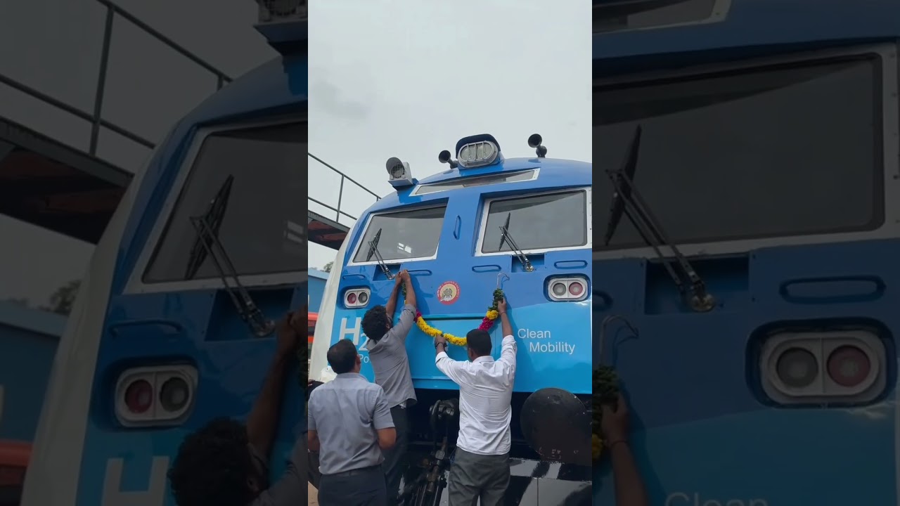 India's First HYDROGEN TRAIN🚆 made and successfully tested by I.C.F| TRAIN VLOG |