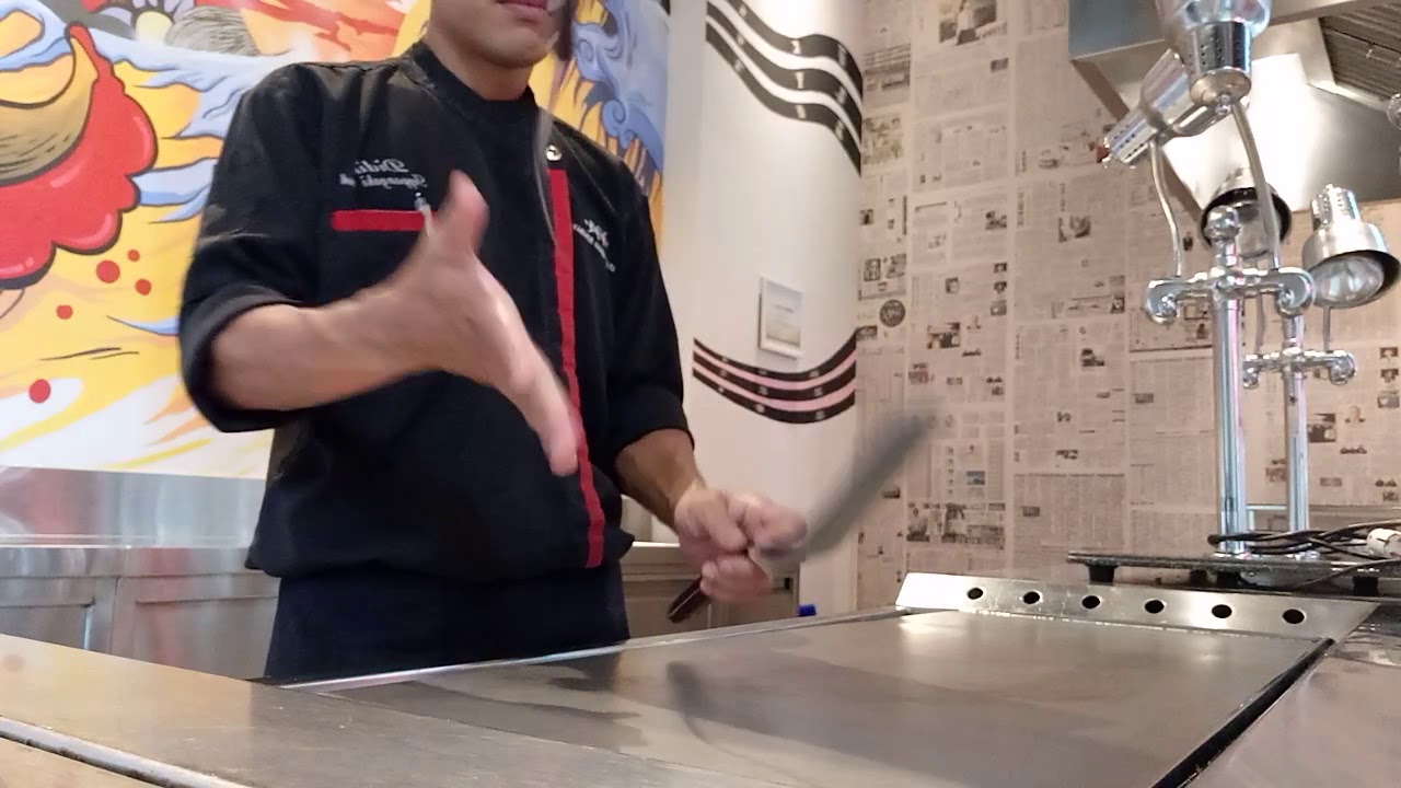 Belajar cepat trik Teppanyaki 