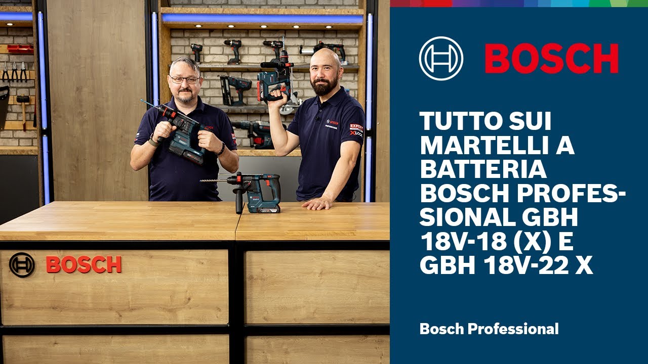 Tutto sui martelli a batteria GBH 18V-18 (X) e GBH 18V-22 X Professional