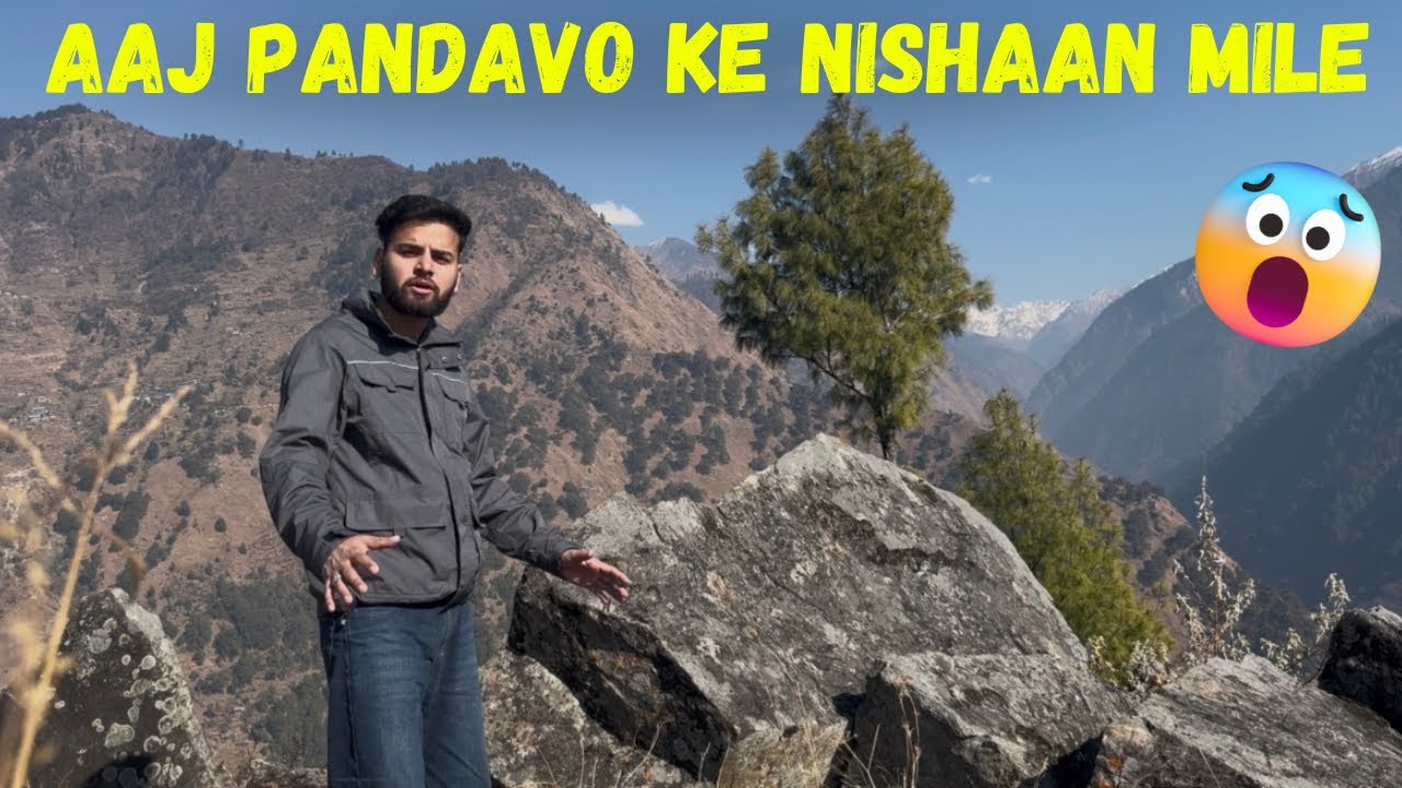 Pahadi pr pandavo ke nishaan mile😱 || Ankush sharma vlogs || Kullu-Manali 