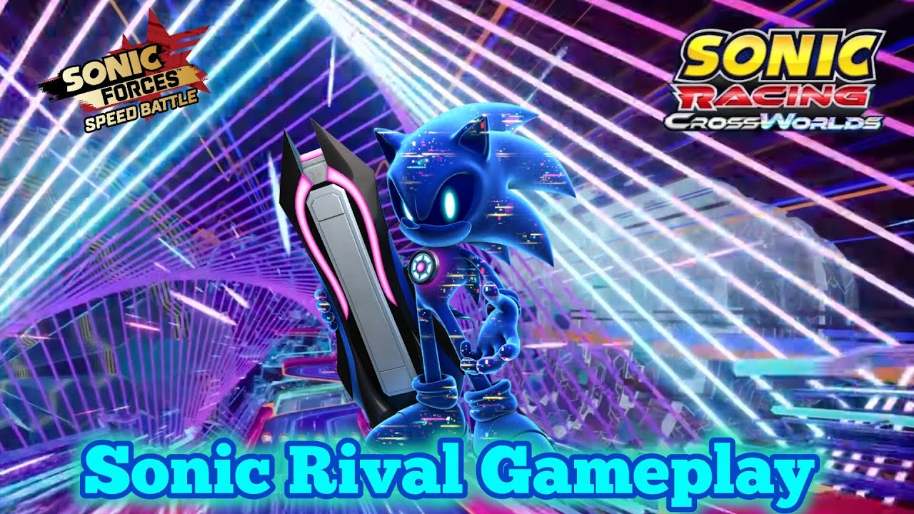 Sonic Rival Gameplay|Sonic Forces:Speed Battle 