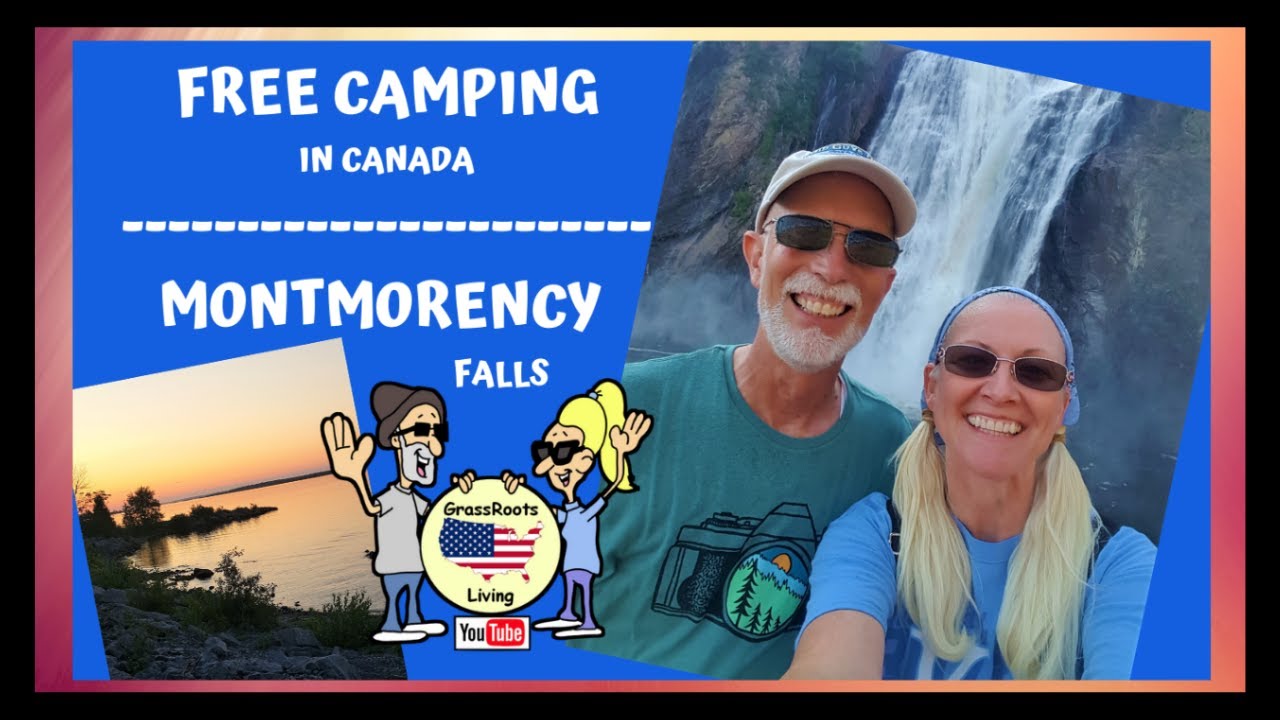FREE Camping in Canada / Quebec's Montmorency Falls / Truck Camper Living