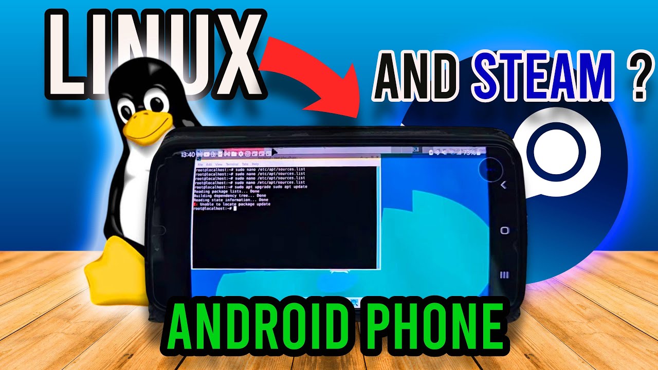 Я установил Linux на телефон Android!