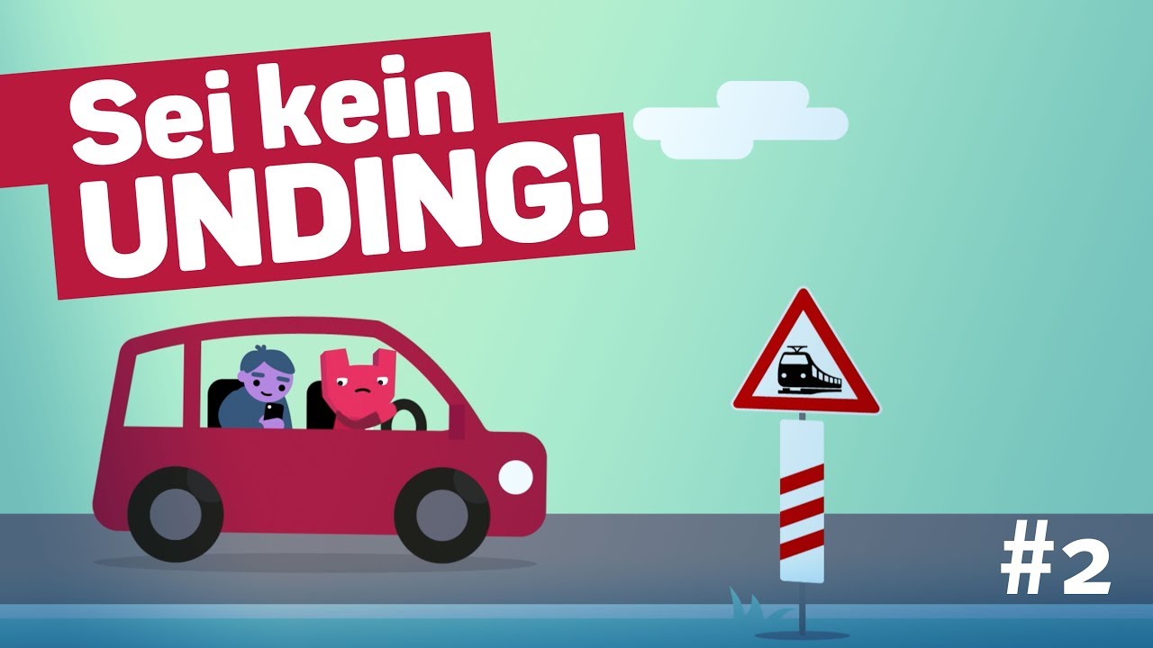 DAS UNDING: Mit dem Auto am Bahnübergang | #seikeinunding