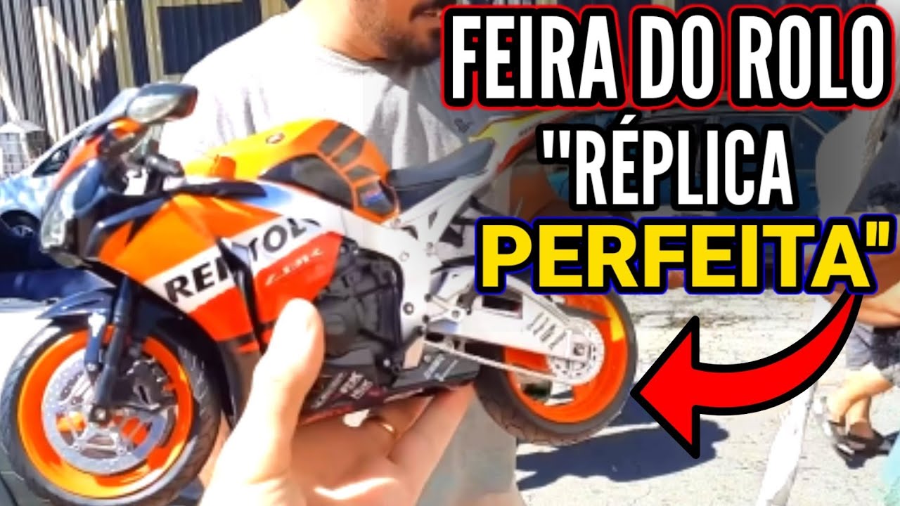 Vale mais que a Original ! - Replica Moto REPSOL / Caçada Gamer na Feira do Rolo