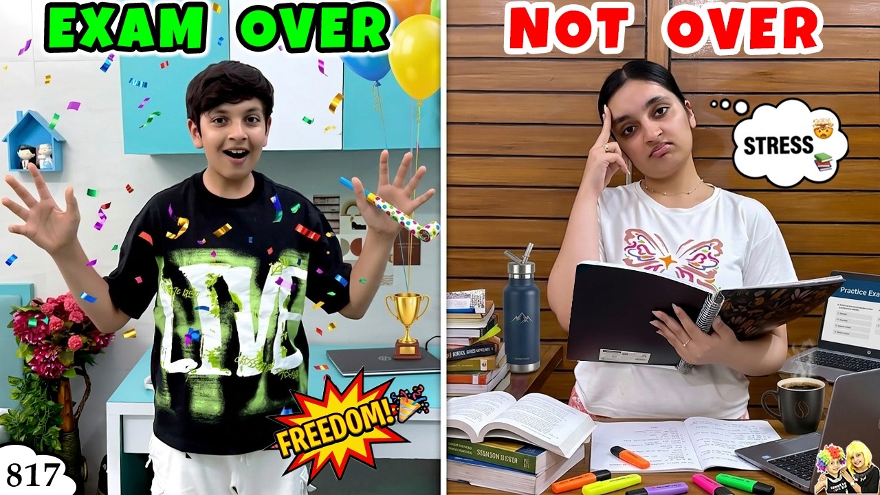 EXAM OVER NOT OVER | Ep 817 | After Exam Party Vlog | Aayu and Pihu Show