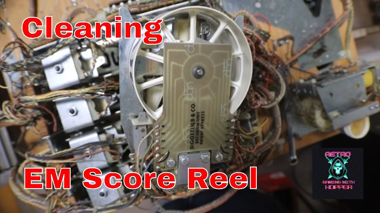 How To Clean A Gottlieb EM Scoring Reel / Back From The Dead / EM Maintenance