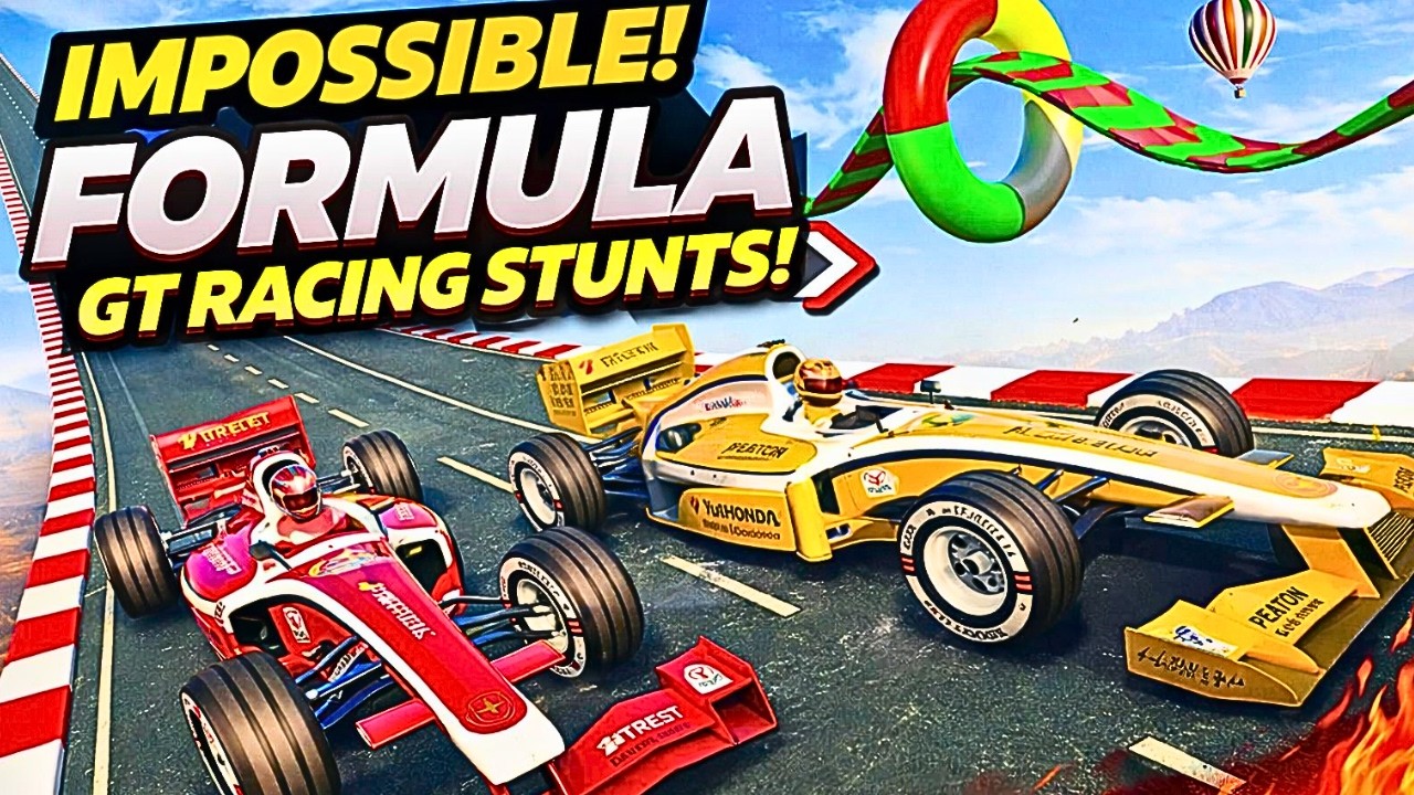 Formula Car Mega Ramp Extreme Racing - GT Car Formula Car Racing Stunts 3D - Android GamePlay