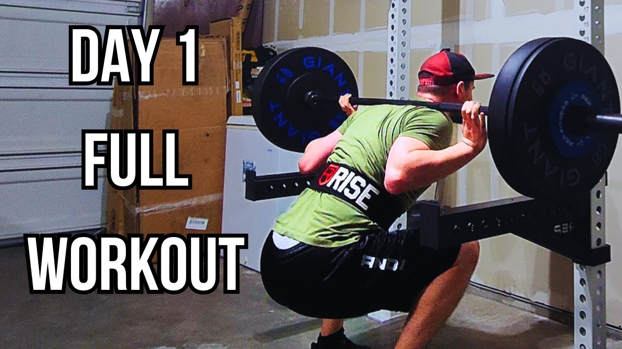 First Workout on GZCL – Strength Training Begins