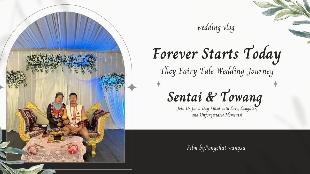 Wedding vlog 💐🤍| Towang Wangham & Sentai wangcha 🤵‍♂️👰| Arunachal Pradesh vlog 🇮🇳🎥