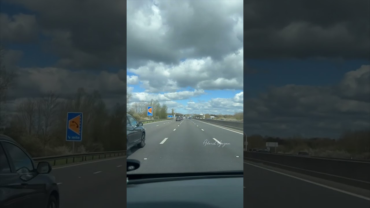 The M25 or London Orbital Motorway