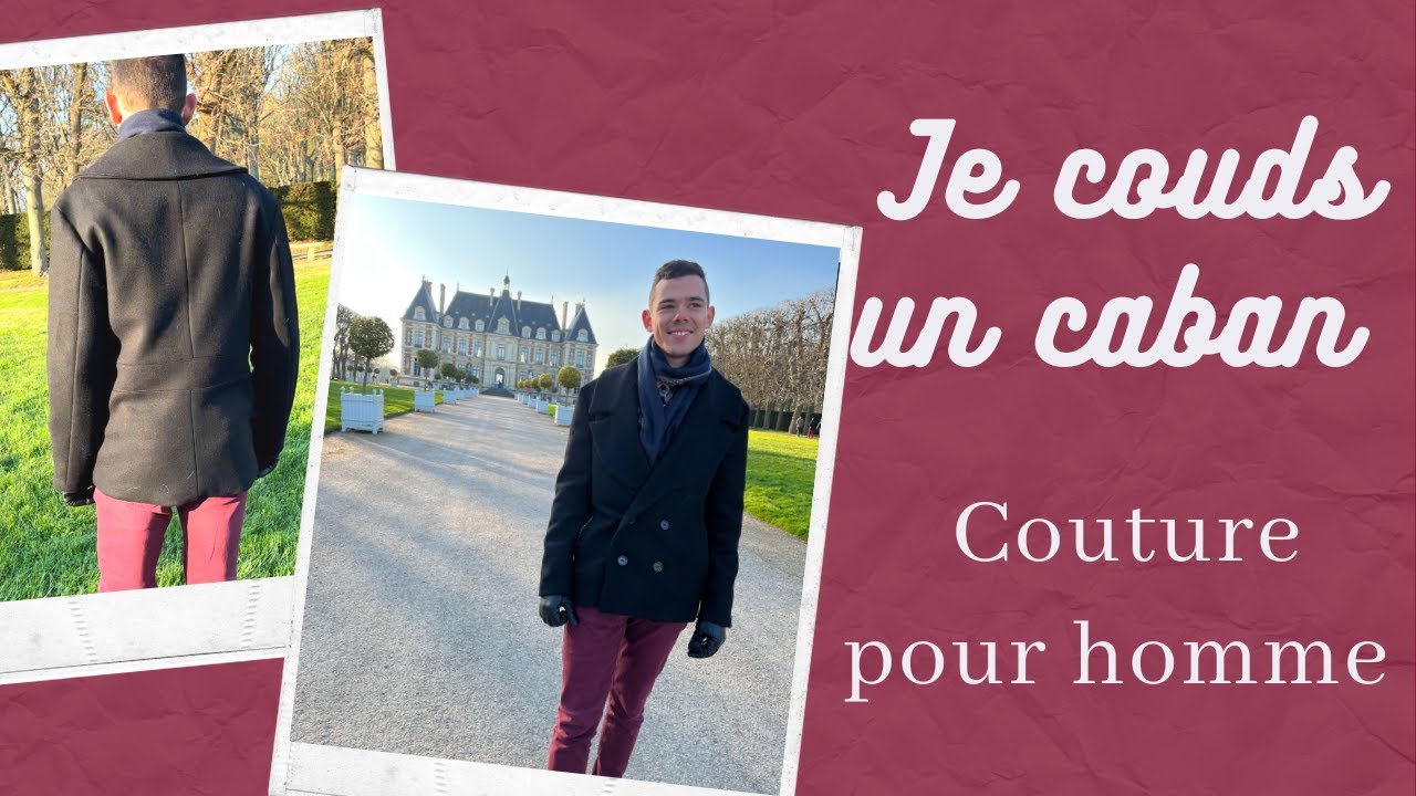 Je couds un manteau pour homme - Issu du livre 