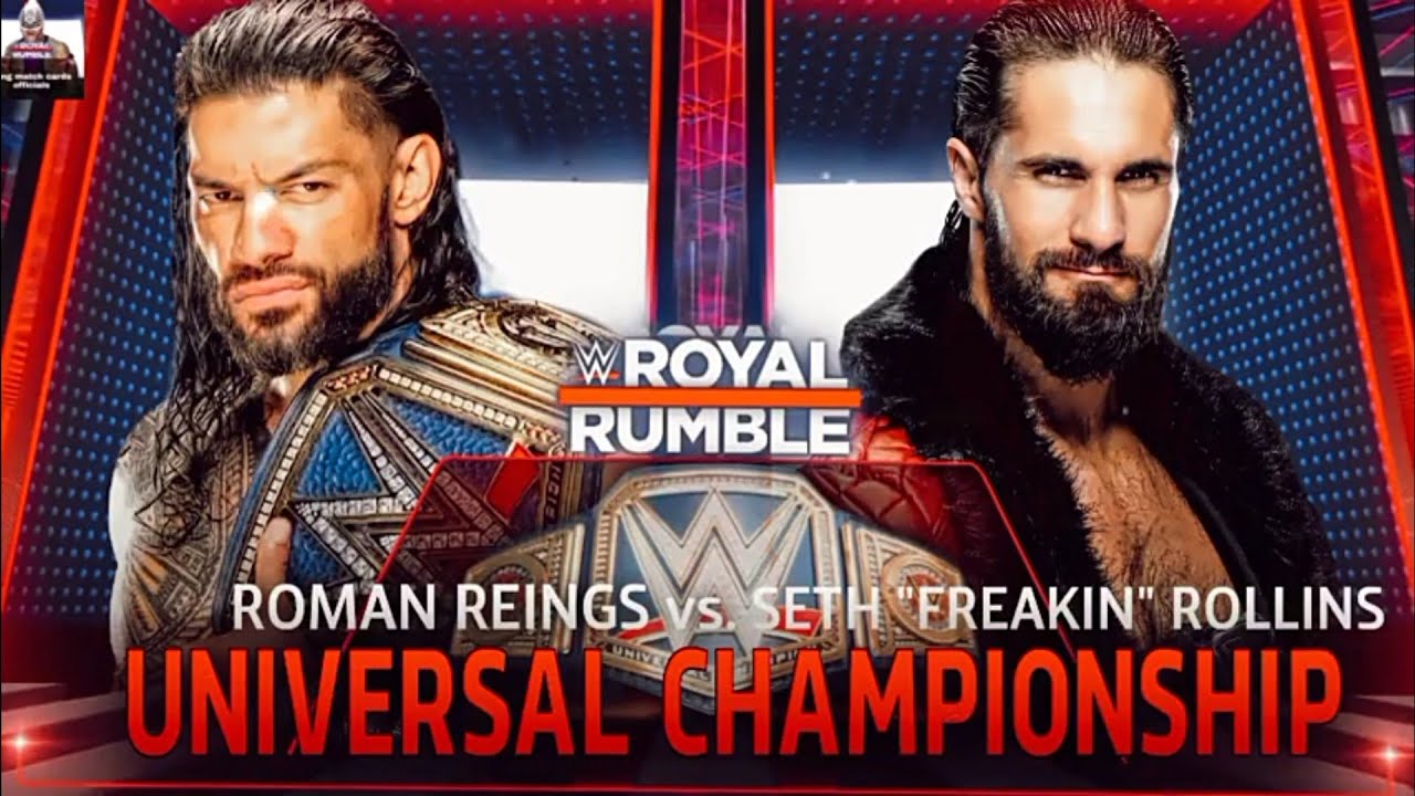 WWE ROYAL RUMBLE 2022 FULL OFFICIAL  MATCH CARD