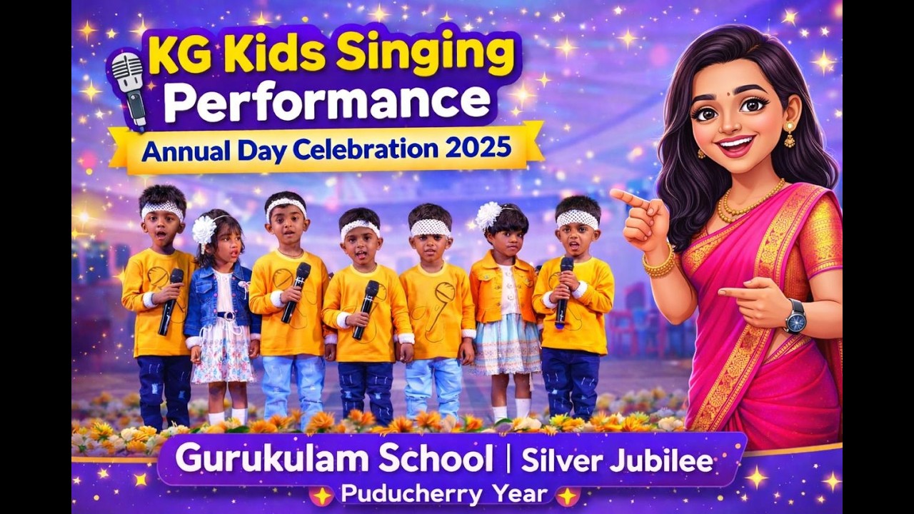Little Stars Singing 🌟 | Gurukulam School Silver Jubilee Annual Day