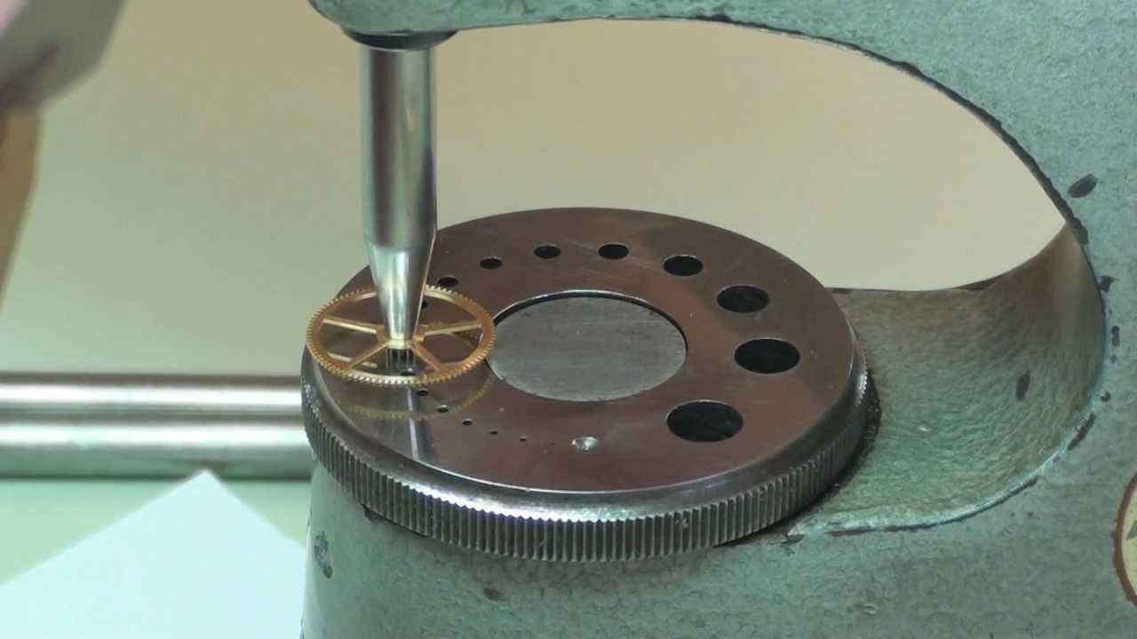 Burnishing pivots & fitting a wheel