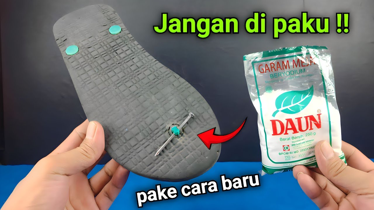 Cukup pake TRIK ini, sandal putus jadi KUAT selamanya !!!