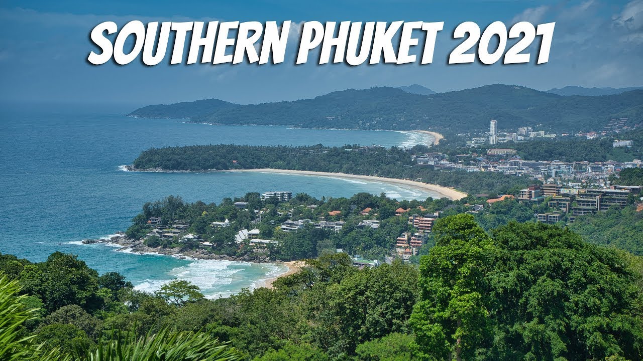 4K From Karon Beach to Promthep Cape  Visiting the southern beaches of Phuket, October 2021  Full