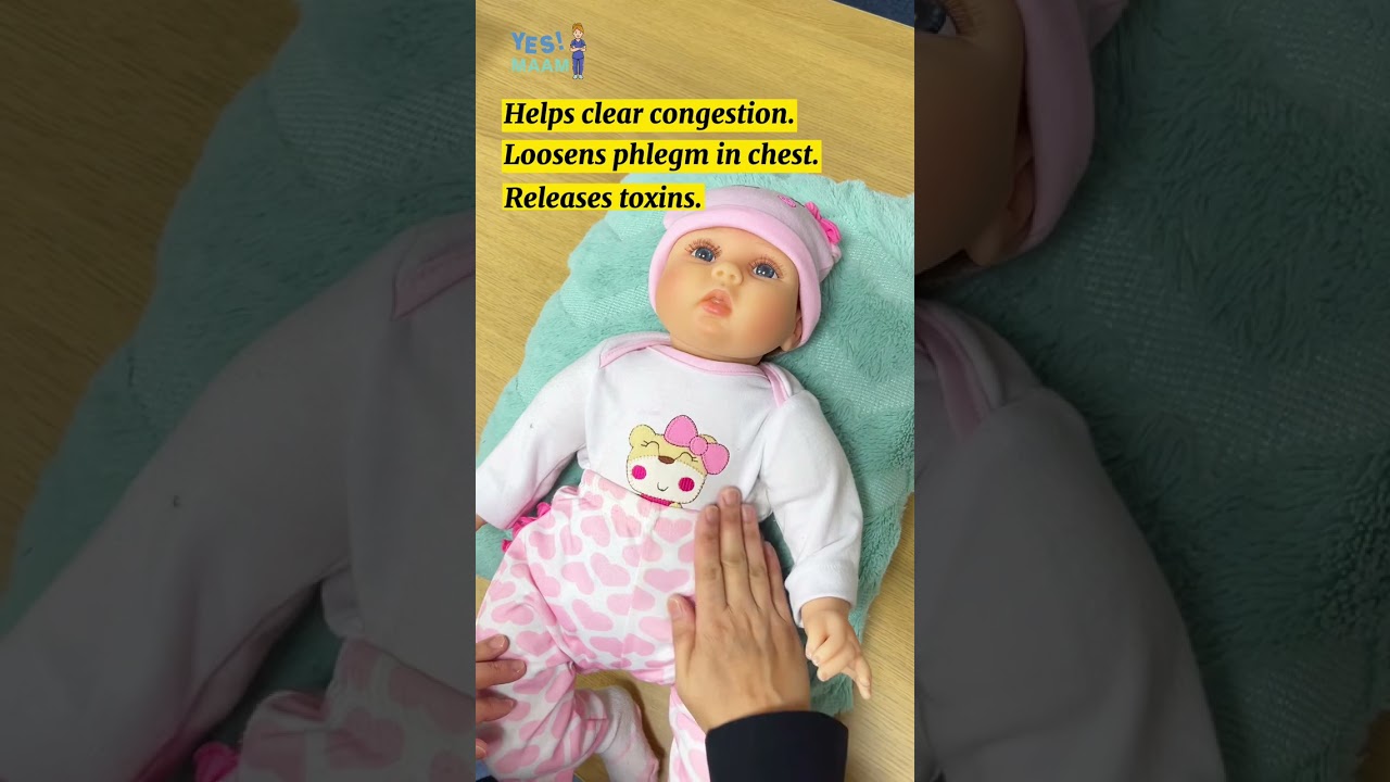 Massage for baby to avoid cough & cold