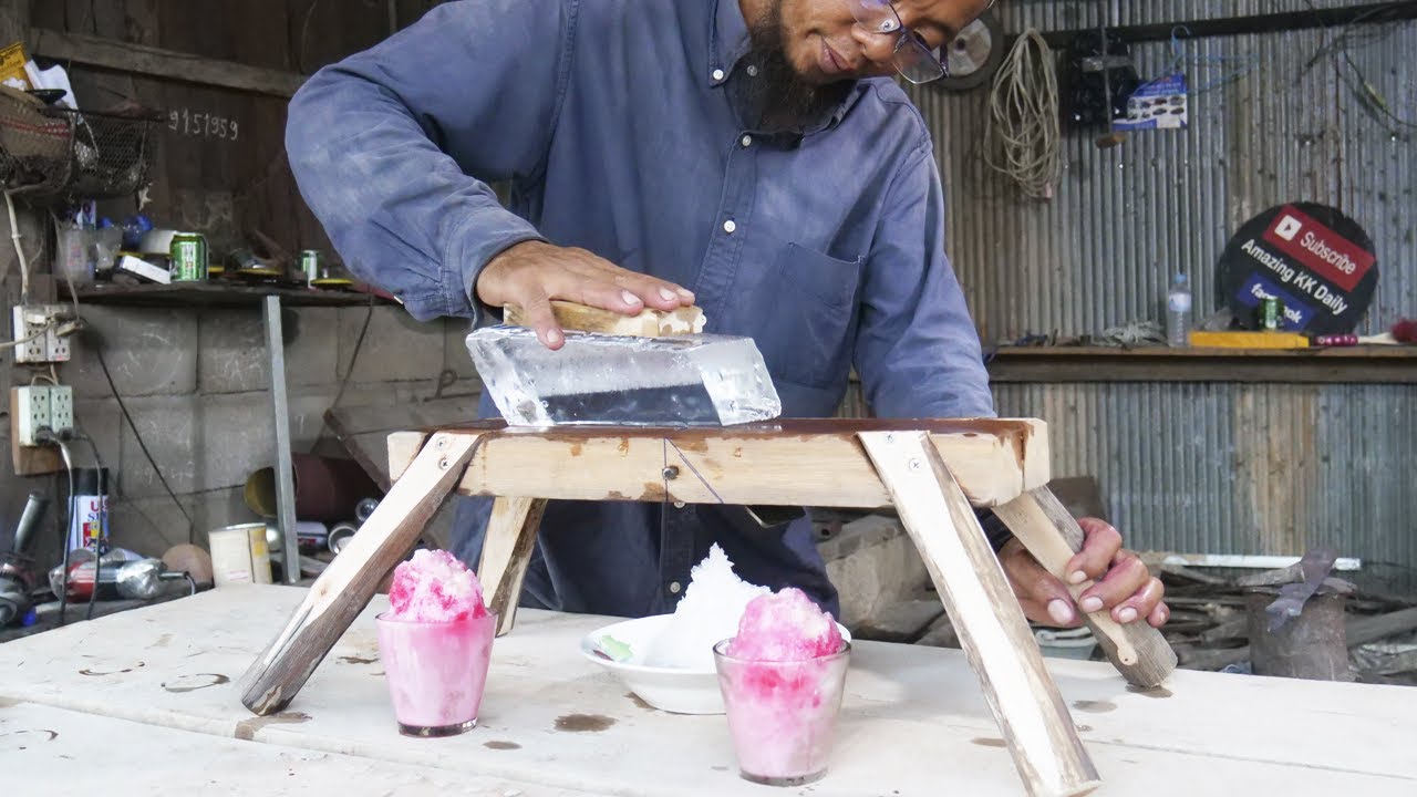 Watch How Blacksmiths Make A Manual Ice Shaver  In Their Workshop