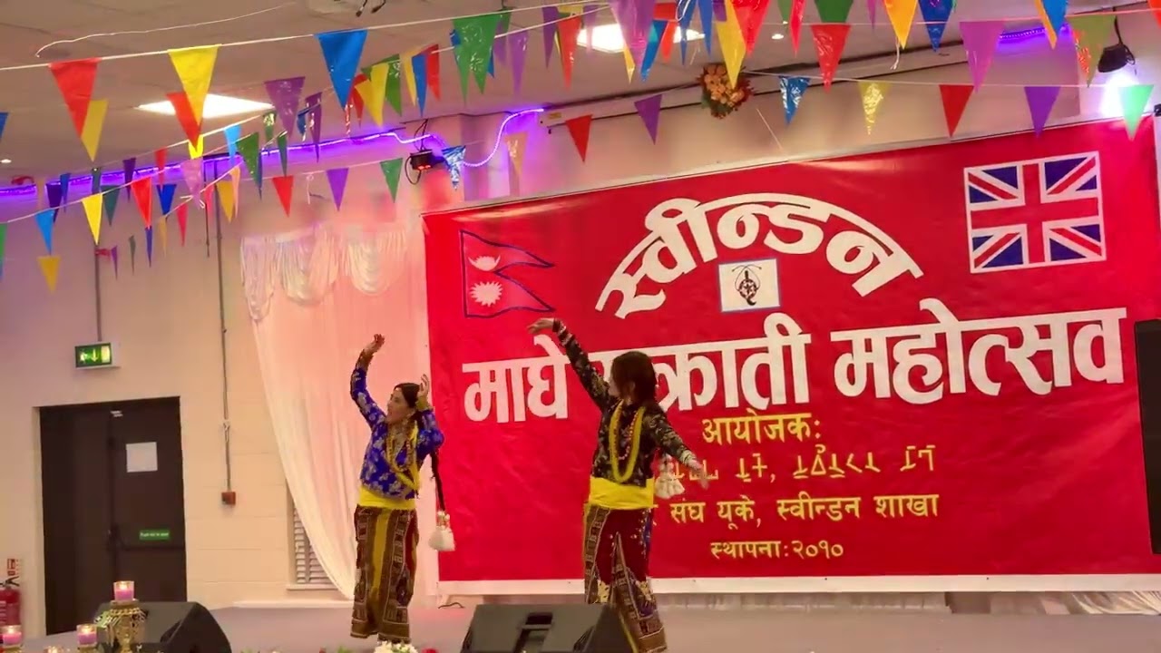 Gandaki❤️Nepali Folk Song Dance Cover By Tonisha and Tamannah | Happy Makar Sankranti Everyone❤️