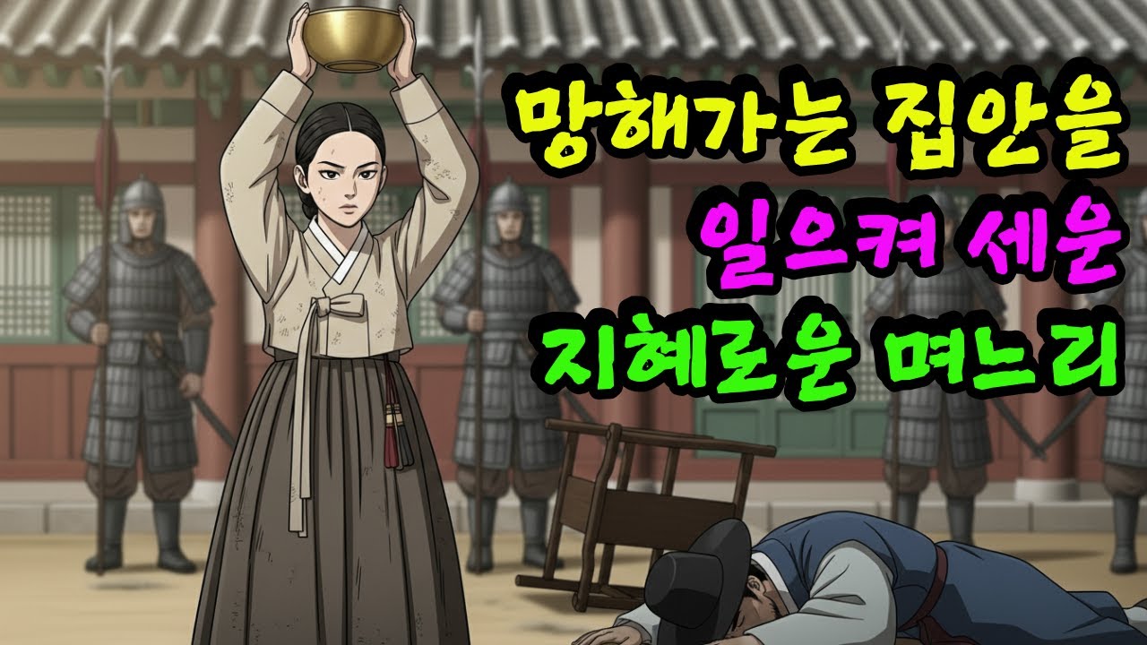 망해가는 집안에 시집온 지혜로운 며느리, 텅 빈 곳간에서 발견한 놋그릇의 비밀 l 야담 옛날이야기 수면동화 권선징악