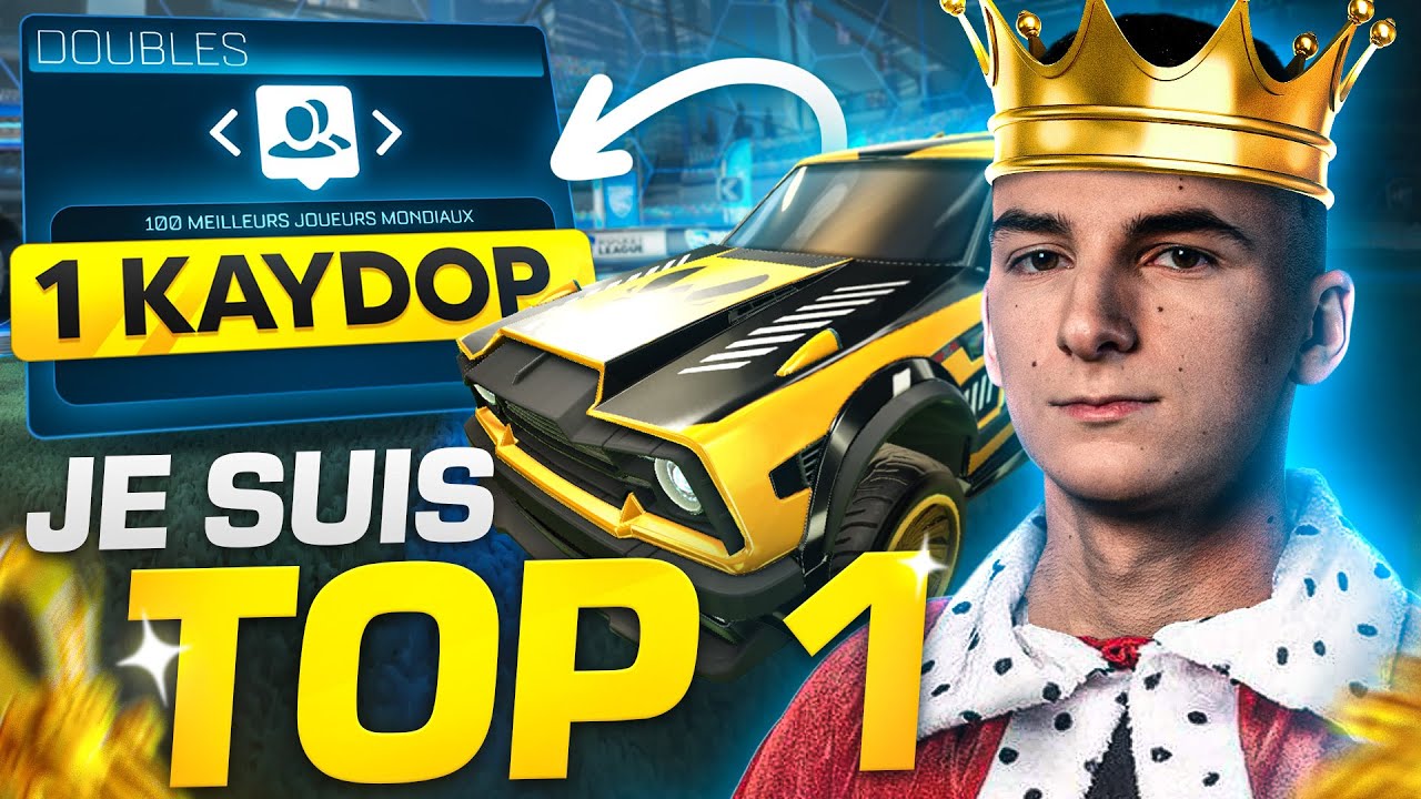 JE SUIS TOP 1 MONDE EN RANKED SUR ROCKET LEAGUE !! | Kaydop
