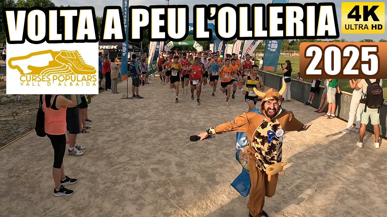 VOLTA A PEU L'OLLERIA 2025 | 8 KIL&Oacute;METROS 🏆CLASIFICACI&Oacute;N DESDE EL RECORRIDO | CIRCUIT VALL D'ALBAIDA