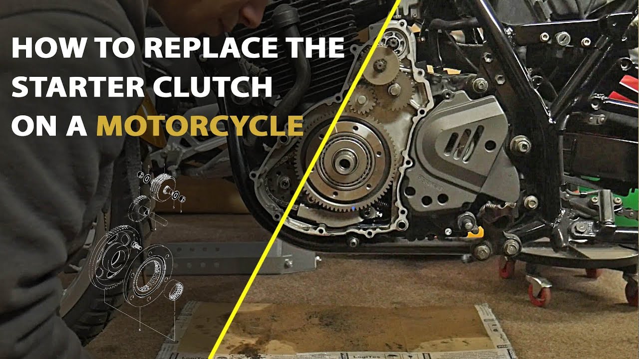 How to Replace the Starter Clutch on a Motorcycle Suzuki DR 650 Scrambler